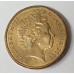 AUSTRALIA 2001 . ONE 1 DOLLAR COIN . ERROR . MINOR OFF CENTRE ON REVERSE